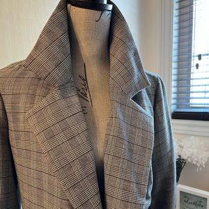 Long Plaid Trenchcoat Size S/M